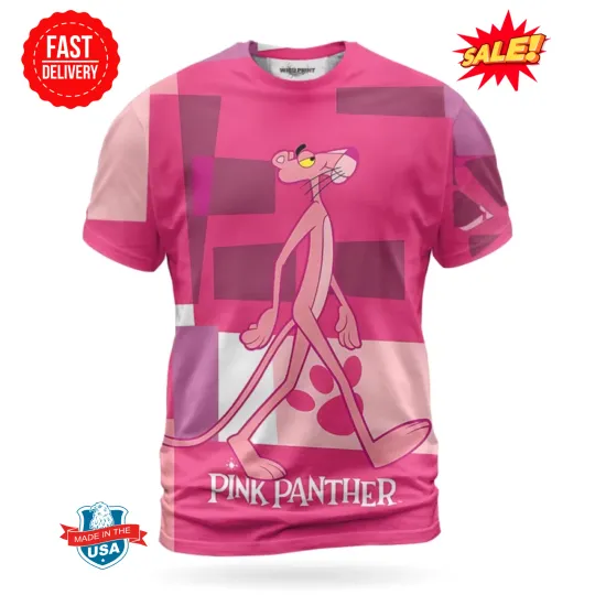 Pink Panther 3D Shirt Gift For Christmas