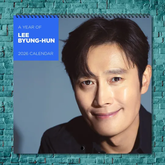 Discover Lee Byung-hun 2026 Wall Calendar, 12-Month Calendar Fan Gift