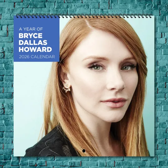 Discover Bryce Dallas Howard 2026 Wall Calendar, 12-Month Photo Calendar