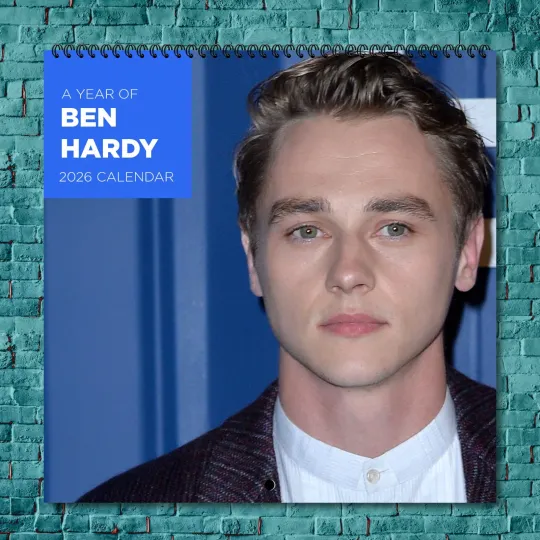 Discover Ben Hardyy 2026 Wall Calendar, 12-Month Photo Calendar