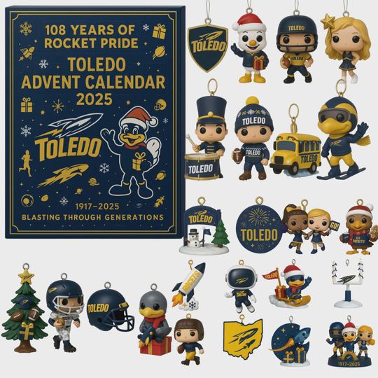 Discover Rice Owls Advent Calendar 2025, Go Owls Football Merch, Knowledge & Christmas Ornament Set, Gift for Alumni Student