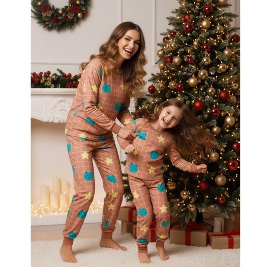 Rumi Cat Pajamas Set, Pajamas Family Set, Rumi Cat Kpop Demon Hunter Outfit Pajamas, Movie Gift For Fans, Matching Family Pajamas