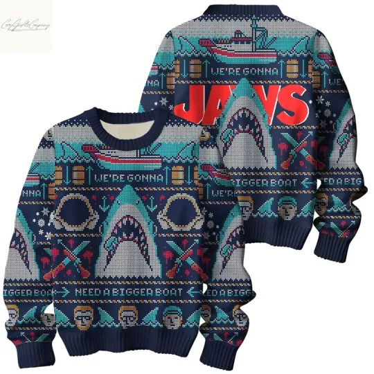 Jaws We’re Gonna Need A Bigger Boat Ugly Sweater