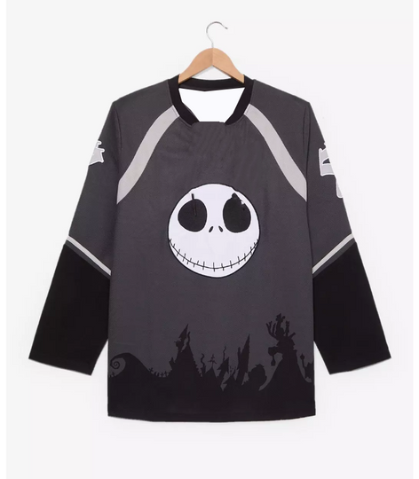 Discover Kawaii Disney Nightmare Before Christmas Cosplay Jack Skellington Men's ice hockey suit fitness training quick drying top