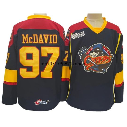 Discover Connor McDavid Jersey Canada Edmonton Ice Hockey Jersey 97 Classic Sweater Stitched Letters Numbers More Color US Size S-XXXL