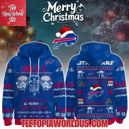 Discover Unisex Bill Merry Christmas The Force Hoodie