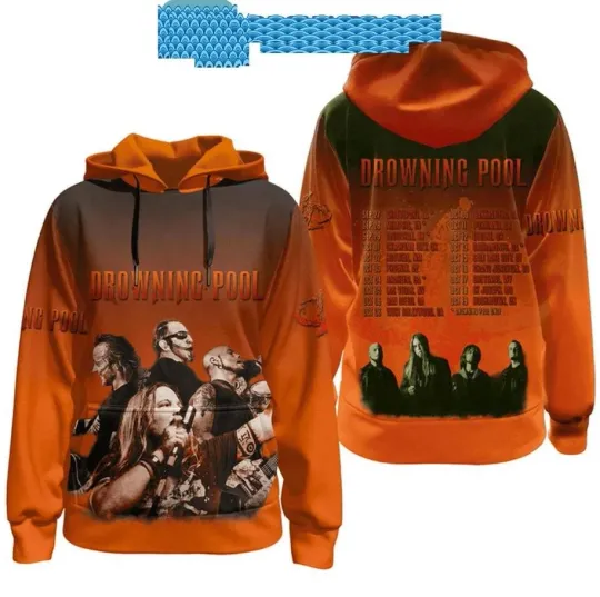 Discover Drowning Pool band Tours Schedule Hoodie 3D All OVer Print