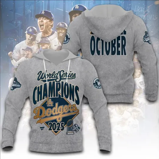 Los Angeles D World Series 2025 3D Hoodie