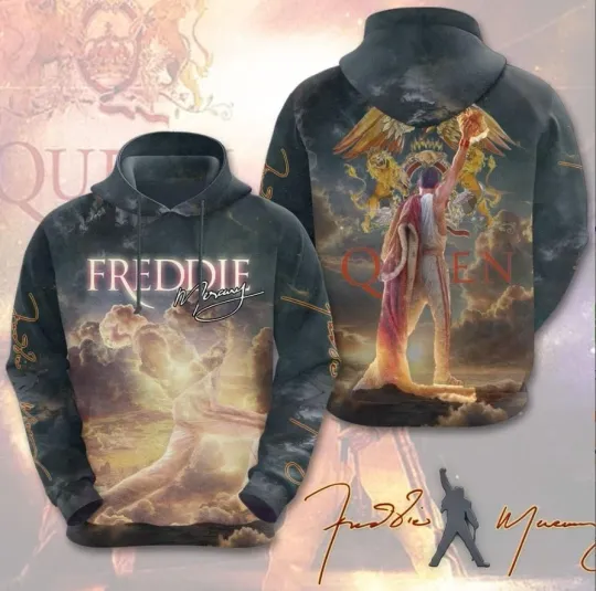 Discover Cool Freddie Mercury 3D Hoodie For Fan Hot New Arrival Tour 2025