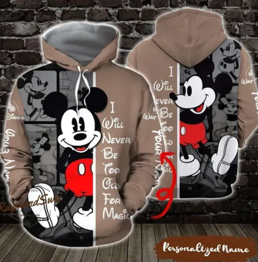 Discover Halloween Mickey Mouse Hoodie, Personalized Hoodie,
