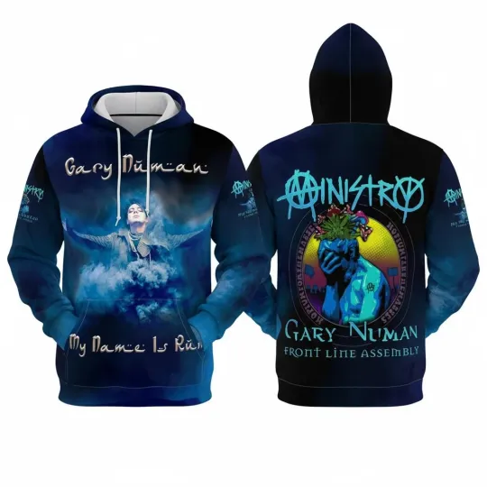 Discover Gary Numan 2025 Tour Hoodie AOP 3d Unisex S-5XL MEN 2 sides