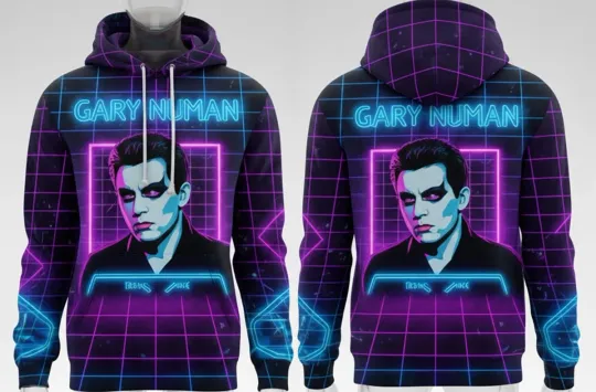 Discover Gary Numan  Happy Holidays Ugly AOP Hoodie 3D 2 SIDE