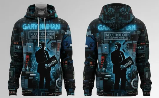 Discover Gary Numan MEN SINGER  Happy Holidays Ugly AOP Hoodie 3D