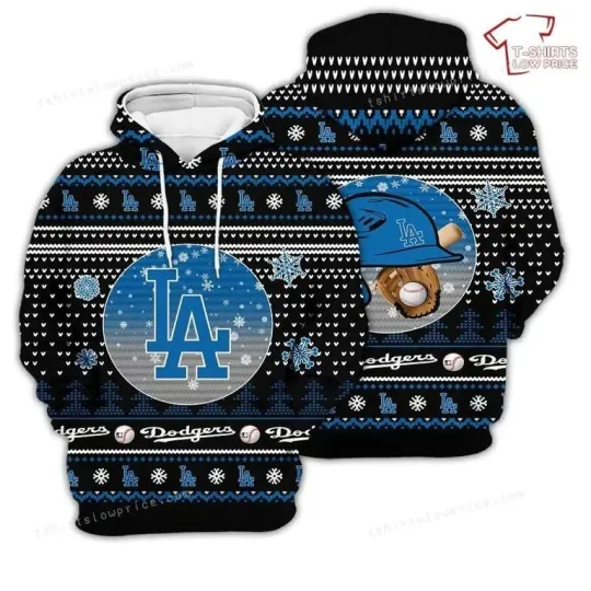 Discover Merry Christmas L A  D0dg rs 3D Hoodie