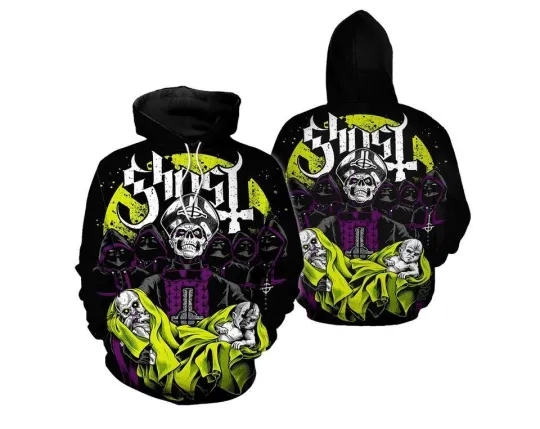 Ghost Band Cosplay 3D All Over Printed Hoodie 3D