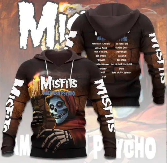 Misfits Band 3D Hoodie Misfits Member 3D Hoodie