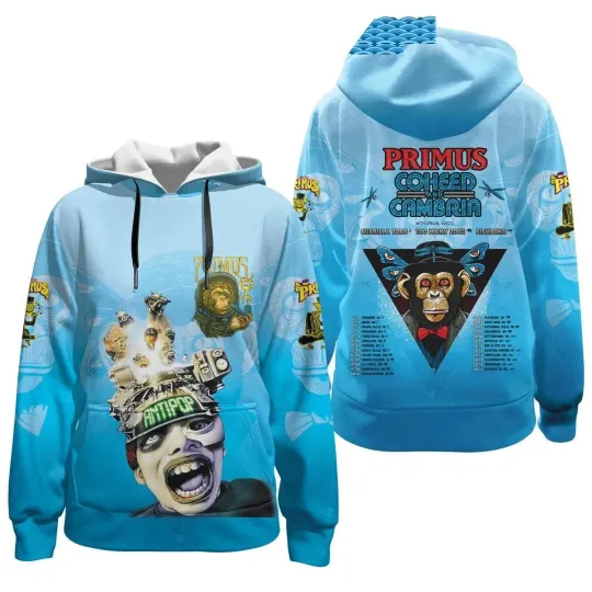 Discover Primus Band Hot S-5XL 3D AOP Hoodie