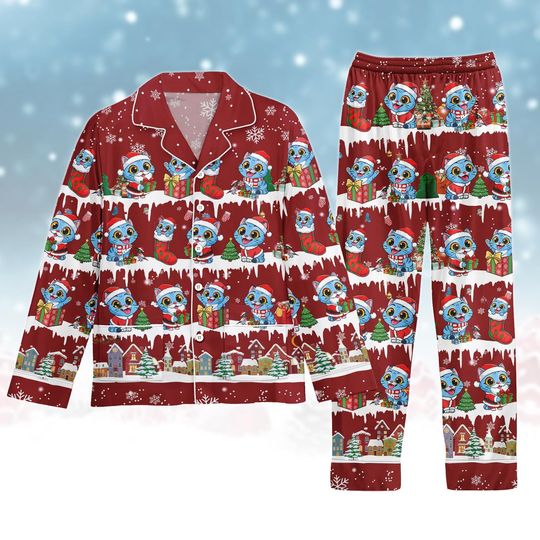 Discover Cartoon Animal Pajamas Set, Fun Kids Christmas Pajamas Family, Cute Matching Pajamas, Cozy Holiday Gift