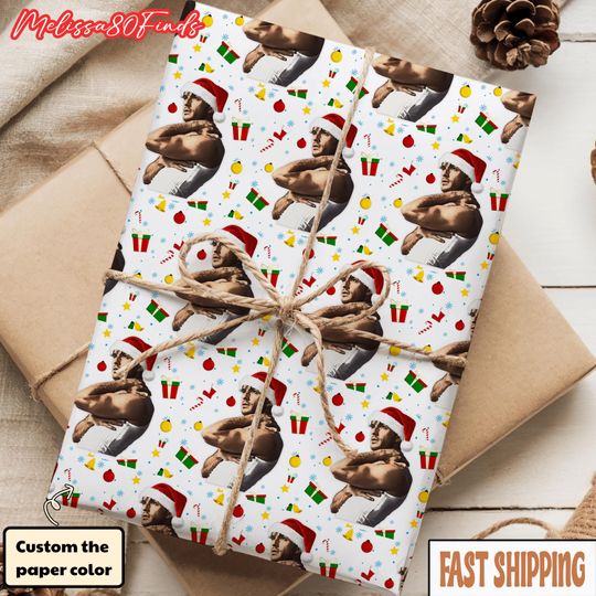 Funny Jonathan Bailey Holiday Wrapping Paper