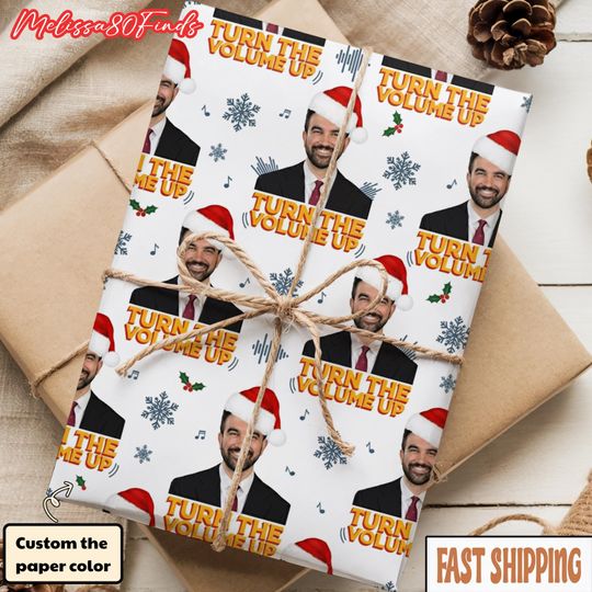 Discover Mad Man Holiday Wrapping Paper, Funny Christmas Gift Wrap for Him