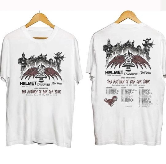 Discover GWAR The Return of GOR GOR Tour 2025 Double Sided Unisex T-Shirt
