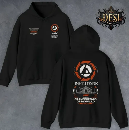 Discover HOT!!! F1 x Linkin Brazil 2025 Fan Gifts Unisex Hoodie 2D