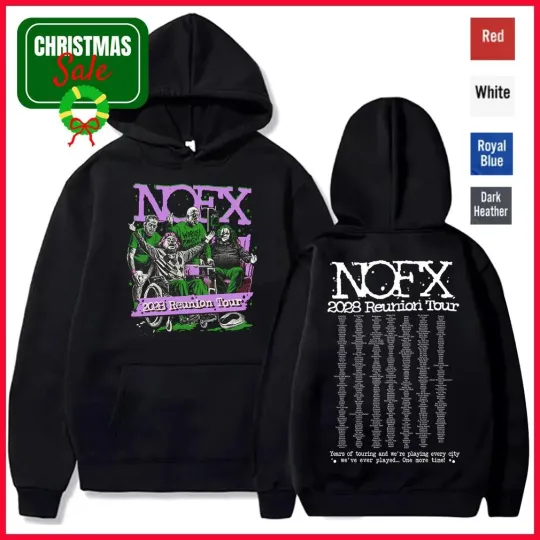 Discover NOFX 2028 Reunion Tour Hoodie