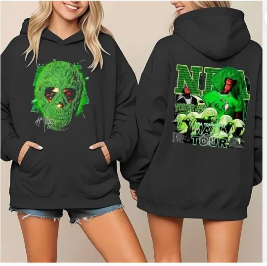 Discover Vintage YoungBoy Masa BifFace Double Sided 2025 Hoodie 2D