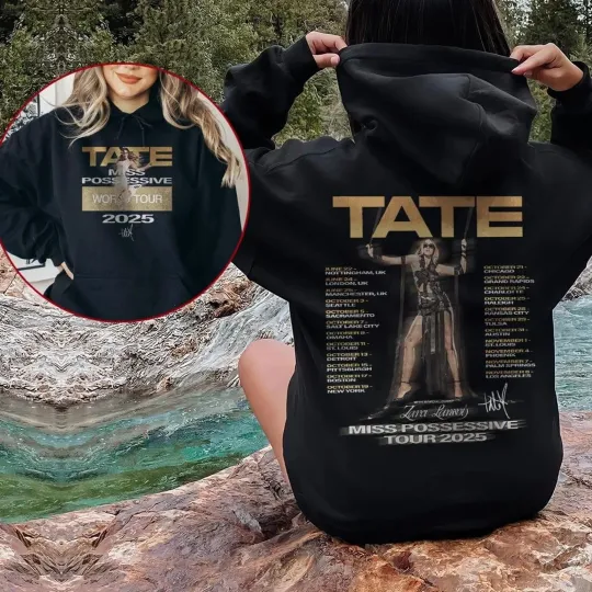 Discover Tate Mcrae Miss Possessive Tour 2025 Hoodie 2D Shirt