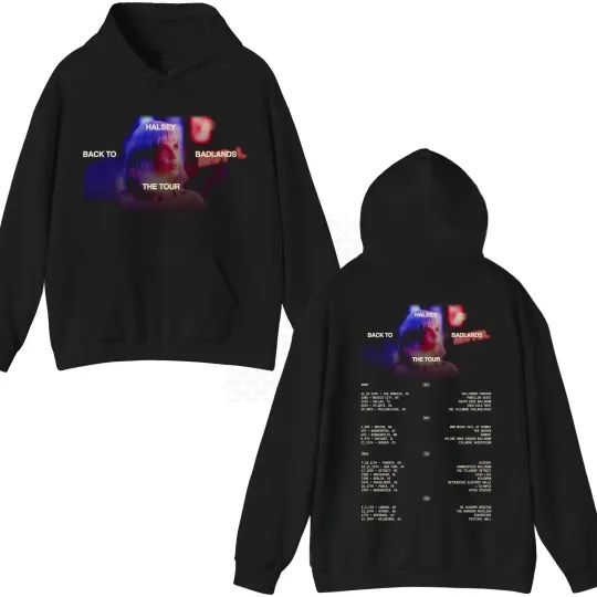 Discover 2025 Back to Badlands Tour Hoodie  Halsey 2025 Concert Halsey Fan Gift Hoodie 2D