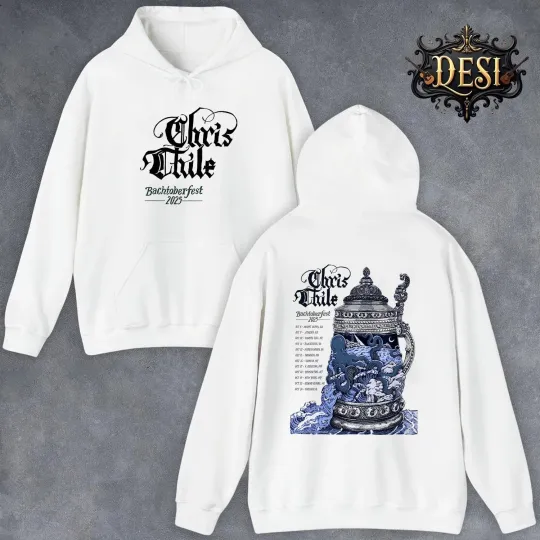 Discover Chris Thile Bachtoberfest Tour Dates On October 2025 Double Sided Hoodie