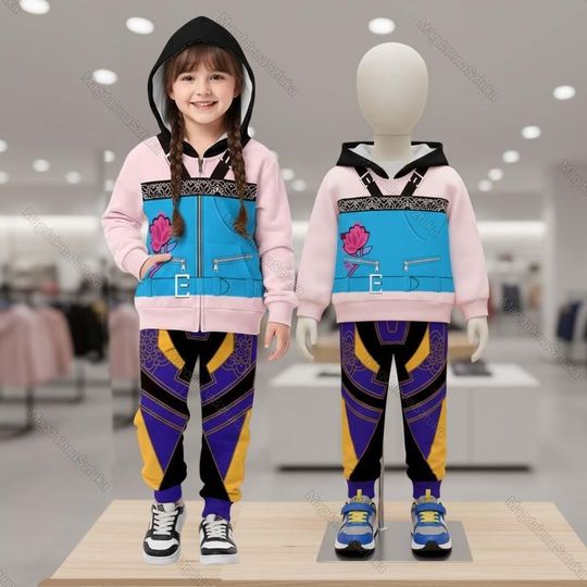 Discover Halloween Demon Hunters Costume Hoodie, Halloween Cosplay Jogger, Kpop Movie Character Cosplay Outfit, Halloween Gift for Women