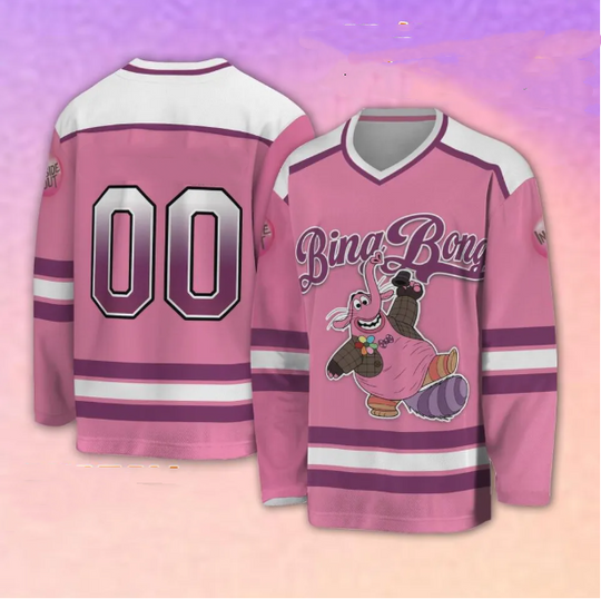 Discover Disney 2025 Autumn/Winter Men's Retro Ice Hockey Shirt Outdoor Fitness Sports Speed Drying Shirt Long Sleeve T-shirt