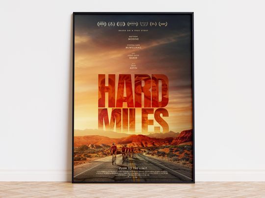 Discover Hard Miles - Movie Poster | Digital Download | High Quality Ready To Print