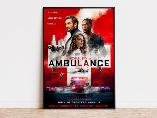 Discover Ambulance - Movie Poster | Digital Download | High Quality Ready To Print