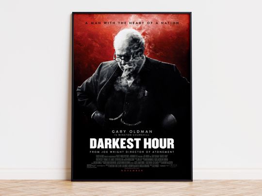 Discover Darkest Hour - Movie Poster | Digital Download | High Quality Ready To Print