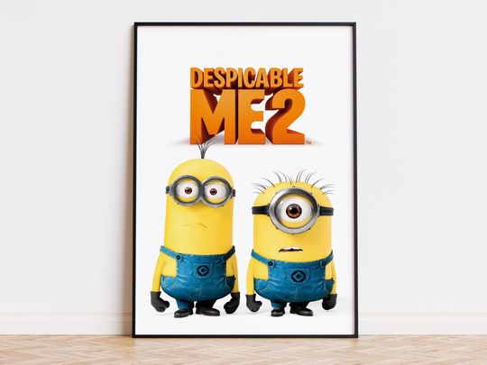 Discover Despicable Me 2 - Movie Poster | Digital Download | High Quality Ready To Print