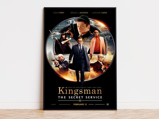 Discover Kingsman - The Secret Service - Movie Poster | Digital Download | High Quality Ready To Print