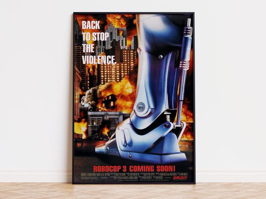 Discover RoboCop 3 - Movie Poster | Digital Download | High Quality Ready To Print