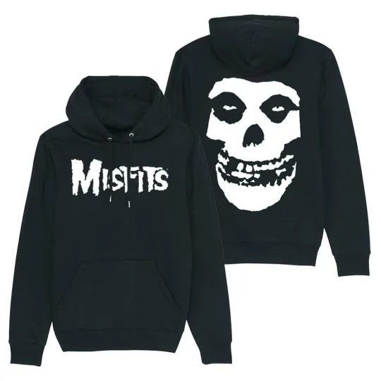 Misfits Fiend Skull Black Pullover Hoodie Unisex Gift For Fans