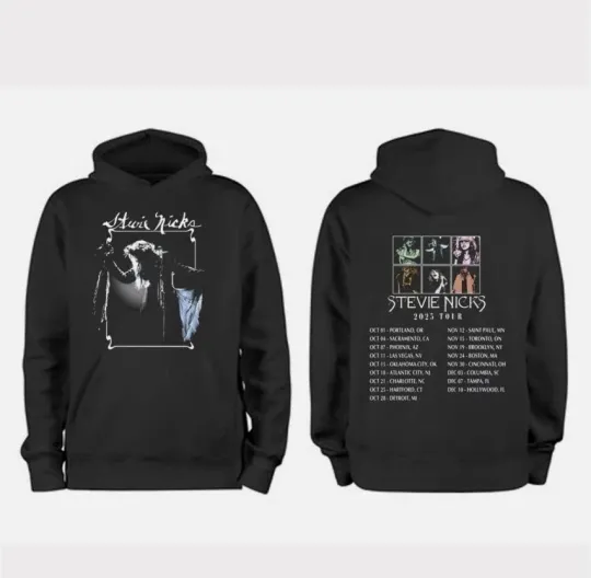 Stevie Nicks 2025 Live In Concert North American Tour Hoodie 2D