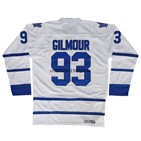 Discover Doug Gilmour Jersey Canada Toronto Retro Ice Hockey Jerseys 28 Tie Domi Jersey 1 Johnny Bower Jersey All Stitched Us Mens M-3XL