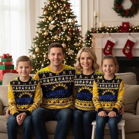 Twisted Tea Ugly Christmas Sweater, Twisted Tea Drinking Sweatshirt, Xmas Holiday Gift For Men And Women