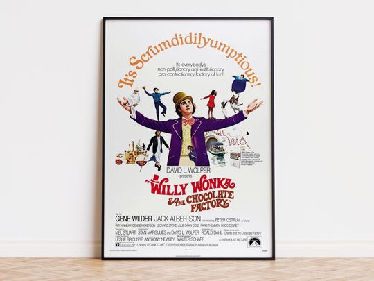Willy Wonka & the Chocolate Factory - Movie Poster