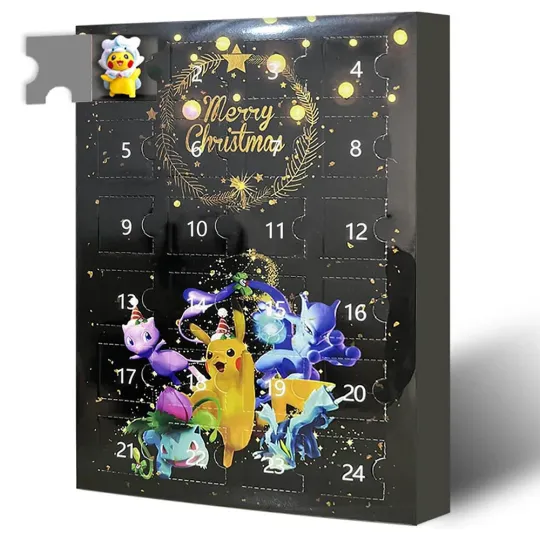 Discover Acrylic Advent Calendar Blind Box - Christmas Countdown Figure Gift Toys 24 Days