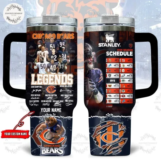 Discover Personalized Bears Legends 2025 Season Custom Tumbler