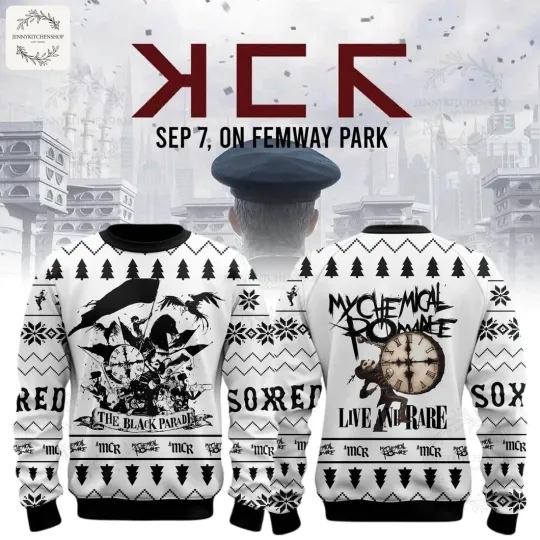 Red Sox My Chemical Romance Tour 3D Sweatshirt