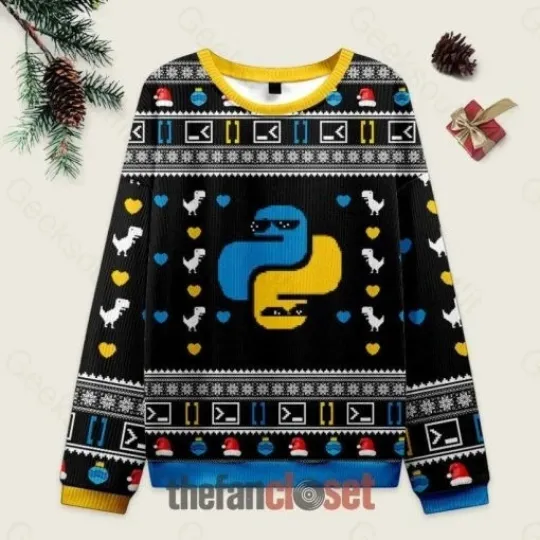 Discover Funny Programmer Ugly Christmas Knit Sweater