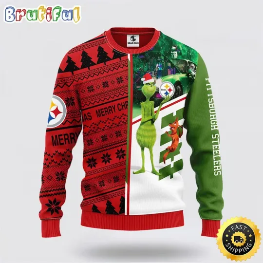 Discover football Pitt Stee!er Ugly Sweater funny character & Scooby-Doo Ugly Christmas Sweater
