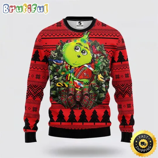 Discover football Tampa Bay Bucc@neer Ugly Sweater funny character Hug Ugly Christmas Sweater
